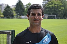 Pierre-Alain Frau à l'entrainement