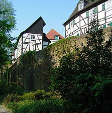 De stadsmuur (oostelijke ringweg)