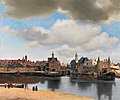 View of Delft, tranh của Johannes Vermeer, 1660-1661