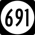 State Route 691 marker