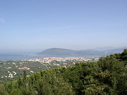 Vy över Lefkas stad.