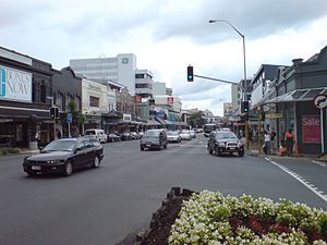 Broadway, the main street of Newmarket.