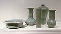 Pezzi di celadon longquan, XIII secolo