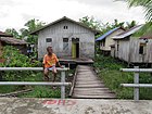 A house built on stilts