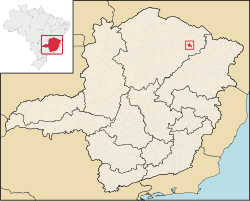 Localização de Novorizonte em Minas Gerais