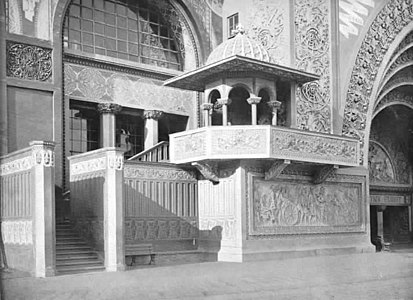 Ornamente ale Clădirii de Transport din Chicago, de Louis Sullivan (1893)