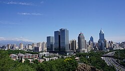 Skyline of Urumchi, Xitoy