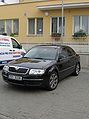 Škoda Superb ministra Cyrila Svobody (2008) během návštěvy v Moravském Krumlově.