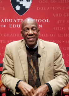 Terrence Roberts speaking at the Harvard Graduate School of Education, February 9, 2013.