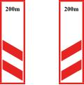 Two-striped marker (200m)