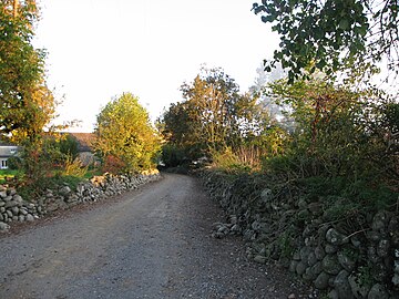 Escou, chemin de randonnée.