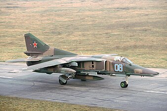 Rysk MiG-27K, mars 1993.