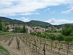 Skyline of Beaumont-du-Ventoux