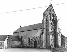 L'église Saint-Jean-Baptiste, Saint-Clair de Féniers (Creuse).