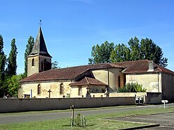 Skyline of Pujo-le-Plan