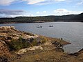 Woronora Dam reservoir and surrounding catchment area