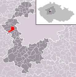 Rudná – Mappa