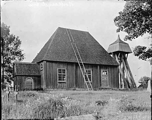 Stockaryds gamla kyrka,riven 1908.