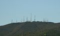 Le antenne del Monte Serra