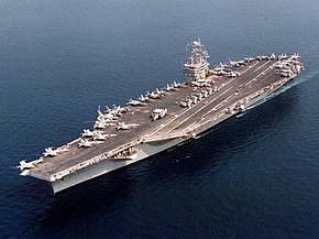 USS Nimitz, lead ship of her class of supercarrier