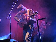 Stuart Eaglesham (left) and Colin Cunningham (right) at the Ironworks, Inverness, 19 March 2011