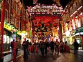 London's Chinatown decorated for the Chinese New Year (2002)