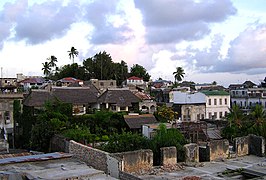 Vue des toits de la ville.