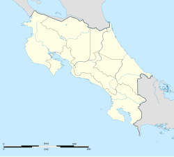 Bebedero district location in Costa Rica