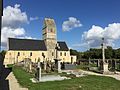 L'église et son cimetière.