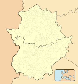 Puebla de Alcocer ubicada en Extremadura