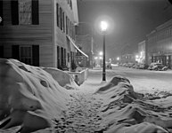 雪の夜、1940年