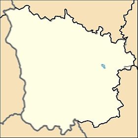 Michaugues is located in Nièvre