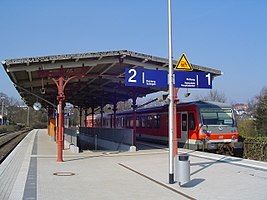 Der Bahnhof nach dem Umbau (2007)