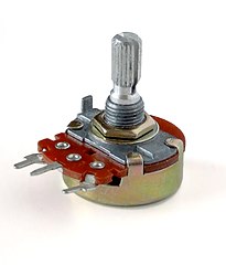 Typical panel mount potentiometer