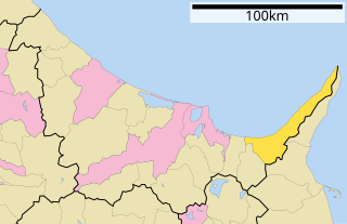 斜里町位置図