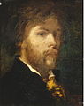 Zelfportret (1850) Gustave Moreau, Musée Gustave Moreau, Parijs