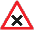 Crossroads (with right-of-way road)