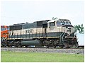 BNSF Railway SD70MAC #9819 in January 2008