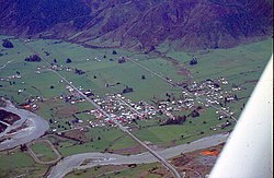 Aerial view of Murchison in 1978