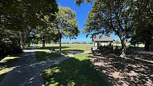 Redwood Park is a large public park in the centre of the neighbourhood.