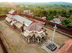 Saavira Kambada Basadi Jain temple at Moodubidire