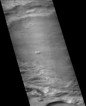 Huxley Crater, as seen by CTX camera (on Mars Reconnaissance Orbiter)