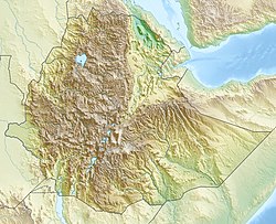 Sông Awash trên bản đồ Ethiopia