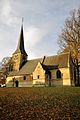 De gotische dorpskerk van Sint-Anna-Pede