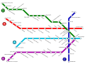 La rete metro tra il 2003 e il 2007