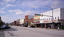 Downtown Upper Sandusky on North Sandusky Avenue