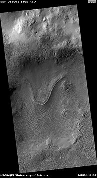 Flow, as seen by HiRISE under HiWish program