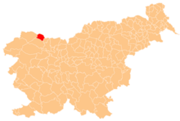 Jesenice – Mappa