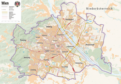 Map of Vienna