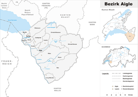 Localisation de District d'Aigle